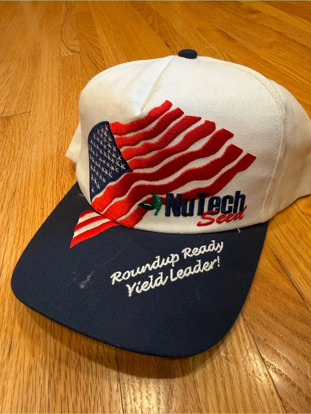 Nutech Seed Roundup Ready Yield Leader Cap with American Flag